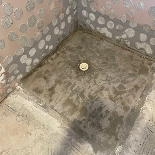 Shower base waterproofing